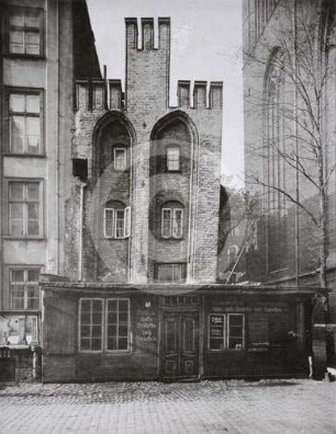Fassade von Bürgerhaus Frauengasse 1 in Danzig