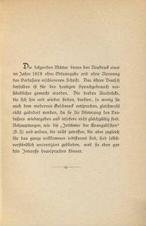 Wohlmeinender wahrhafter Diskurs warum die Jesuiten abzuschaffen und in Deutschland nicht zu dulden seien : Warnung eines wahrheitsliebenden deutschen Katholiken an alle Katholiken deutscher Nation