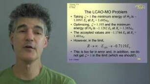 Lecture 25. Optimizing H2+ Molecular Orbital, H2, and Configuration Interaction