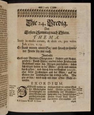 265-277, Die 24. Predig.