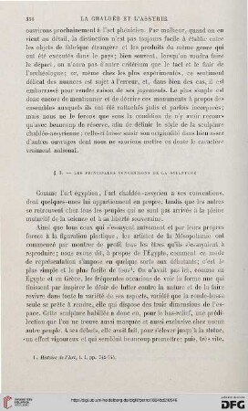 § 3: Les principales conventions de la sculpture