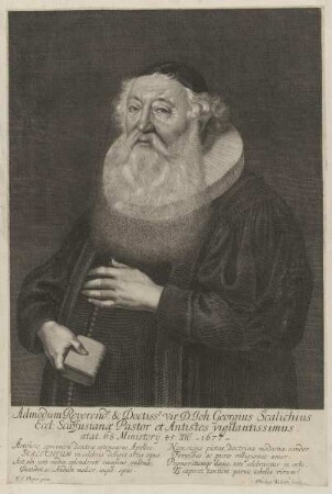 Bildnis des Joh. Georgius Scalichius