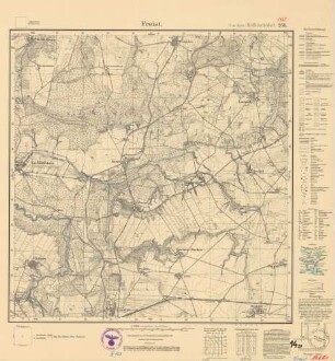 1468 (alte Nr.: 266) Freist, Meßtischblatt (4cm - Karte)