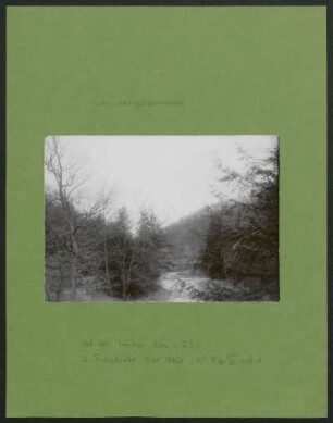 [Flussparthie, Wissahickon Thal, Pennsylvania, 23.01.1896] : Fotoliste Max Uhle Nr. 631