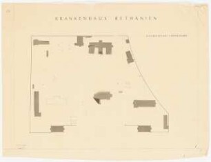 Evangelisches Diakonissenkrankenhaus Bethanien, Berlin-Kreuzberg Umbau. Hauptgebäude: Schadensplan 3. Obergeschoss