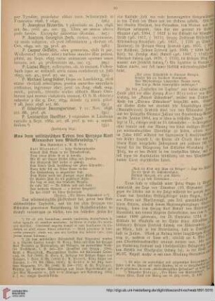 8: Aus dem militärischen Leben des Herzogs Karl Alexander von Württemberg, [1]