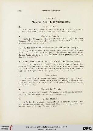 3. Kapitel: Malerei des 14. Jahrhunderts