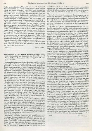 901-902 [Rezension] Winkler, Klaus, Begräbnis-Homiletik