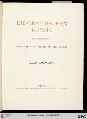 34: Die Graphischen Künste