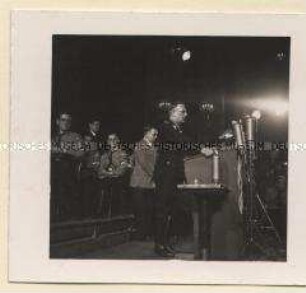 Wien, Bekanntgabe des Wahlergebnisses am 10. April 1938 im Konzerthaus