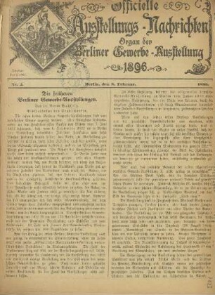 Nr. 2, 8. Februar 1896