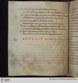 Inhaltsverzeichnis (Capitulae) Buch V