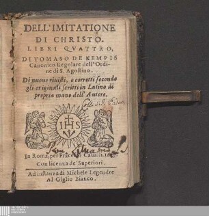 Dell'Imitatione Di Christo : Libri Qvattro