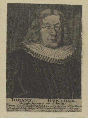 Bildnis des Iohann Gunther