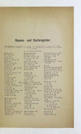 Namen- und Sachregister