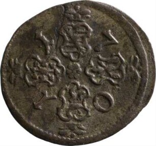 Münze, Pfennig, 1701