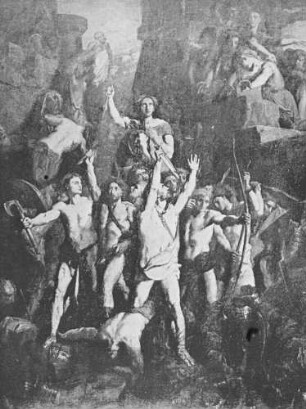 Bild: La Défense des Gaules par Vercingétorix