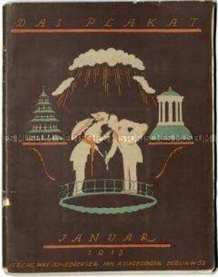Das Plakat. Zeitschrift des Vereins der Plakatfreunde, 6. Jahrgang 1915 Heft 1 (Januar)