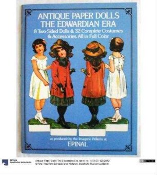 Antique Paper Dolls The Edwardian Era