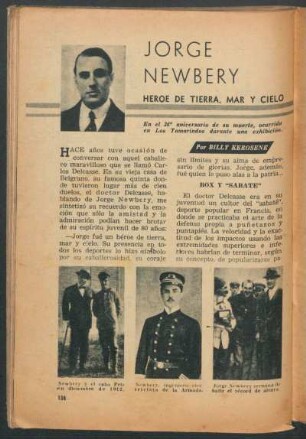 Jorge Newberry, héroe de tierra, mar y cielo
