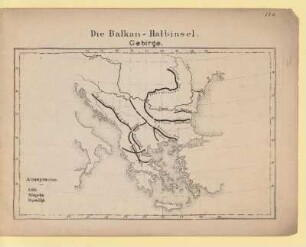 Die Balkan-Halbinsel. Gebirge