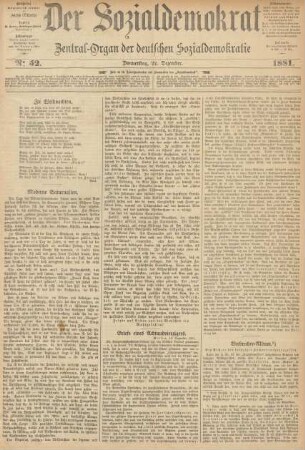 No 52. Donnerstag, 22. Dezember. 1881.