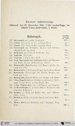 Zweiter Auktionstag