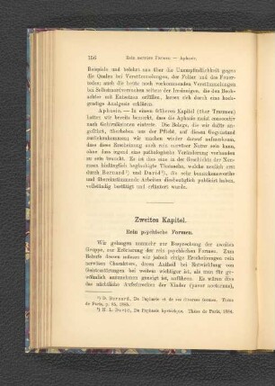 Zweites Kapitel. Rein psychische Formen.
