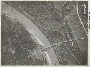 Isarbrücke bei Achering (mit Einzeichnungen) (1200 m)