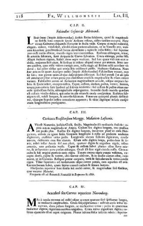 Cap. II. Falcinellus Gesneri & Aldrovandi