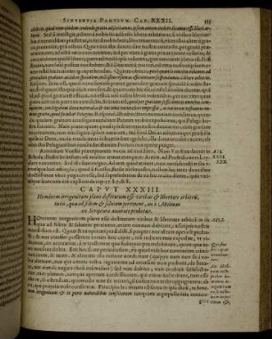 Caput XXXIII. - Caput XXXIV.
