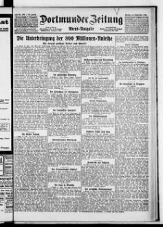 Dortmunder Zeitung. 1874-1939