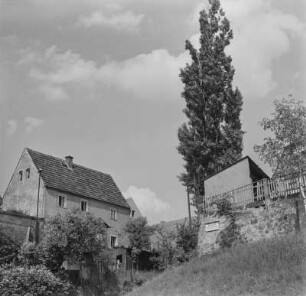 Söbrigen. Blick auf ein Wohnhaus