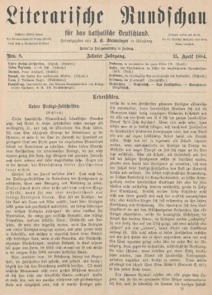 225-232 Unsere Predigt-Zeitschriften : Schluß