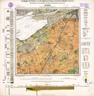 [1388] Ponarth, Geologische Karte von Preußen und benachbarten Bundesstaaten