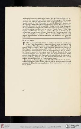 [Editors] Our Plates