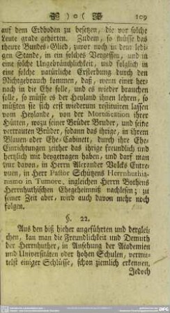 l) Aus ihren deutlichen Lehren und Aussprüchen §. 22