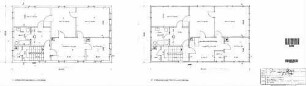 Uhingen: Verwaltungsgebäude Einbau Bäder Grundrisse 1.+2.Obergeschoß