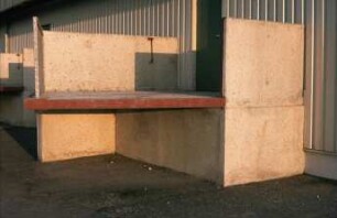 Verladeeinrichtung am Mastschweinestall