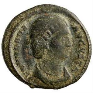 Münze, Follis, Aes 3, 327 - 329 n. Chr.