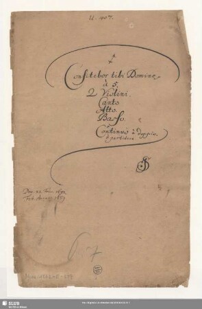 Confitebor - Mus.1862-E-507 - Mus.1862-E-507a : V (3), strings, bc