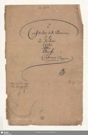Confitebor - Mus.1862-E-507 - Mus.1862-E-507a : V (3), strings, bc