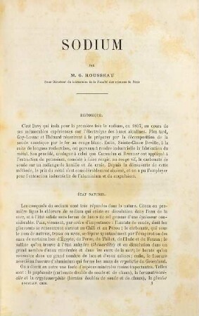 Rubidium et Coesium