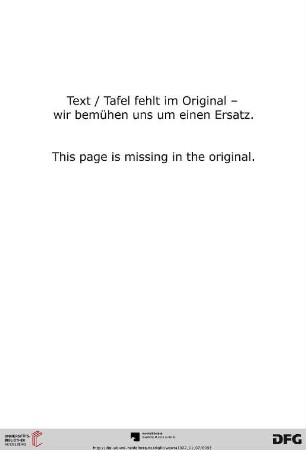 Tafel I-XIV