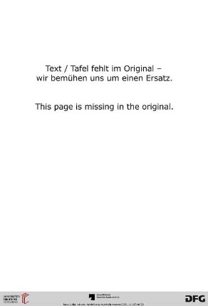 Tafel I-XIV