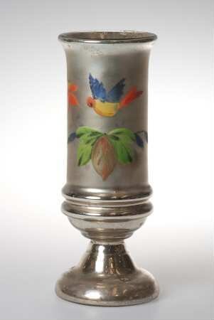Silberglas-Vase