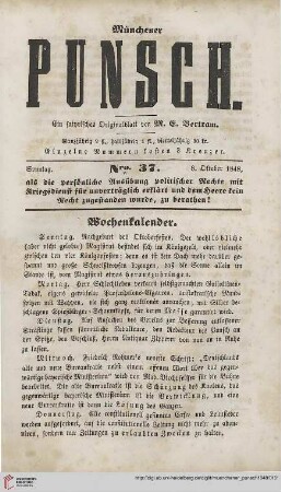 No. 37 (8. Oktober 1848)