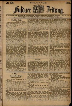 Ausgabe vom Dienstag, den 02. Dezember 1884.
