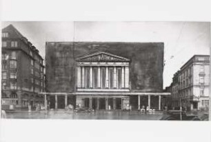 Staatsoper, Hamburg Wiederaufbau: Foto von Inv.Nr. 38883: perspektivische Ansicht, frontal