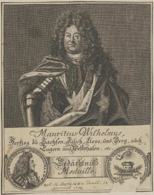 Bildnis von Mauritius Wilhelmus, Herzog von Sachsen-Zeitz